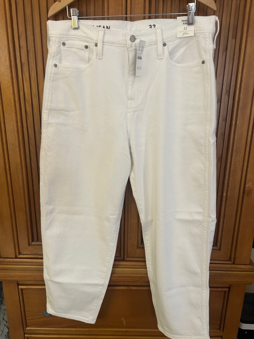 NWT J Crew White Jeans